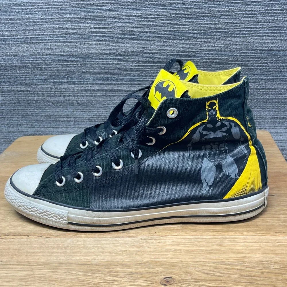 Converse Chuck Taylor All Star Mens 10 Black Batman DC Comics 75th Anniversary - Picture 3 of 12